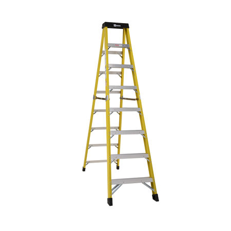 BAUER LADDER 8 ft Fiberglass Stepladder 35008